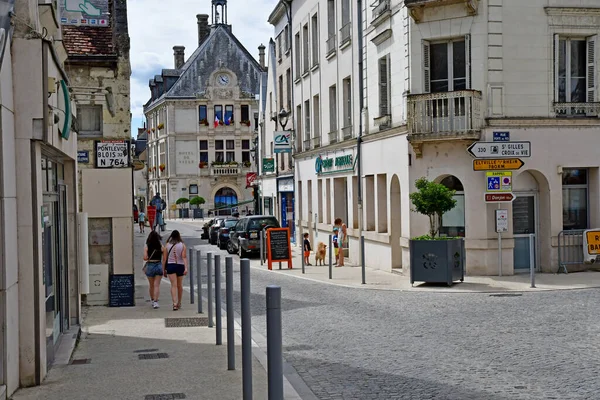 Montrichard Frankrijk Juli 2020 Historische Stad Zomer — Stockfoto