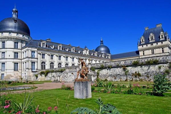 Valencay França Julho 2020 Castelo Talleyrand — Fotografia de Stock