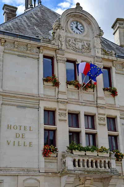 Montrichard Frankrijk Juli 2020 Het Stadhuis — Stockfoto