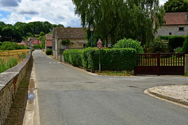 Buhy Frankreich Juli 2020 Das Malerische Dorf Sommer — Stockfoto