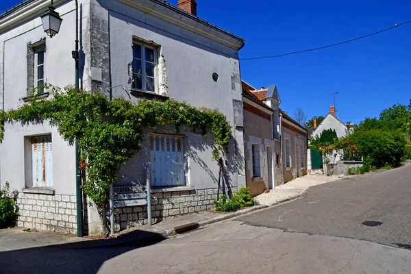 Chedigny France July 2020 Flowered Village Chedigny Summer — стоковое фото