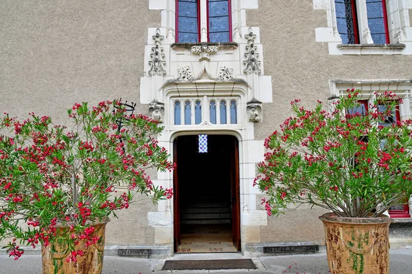 Cere Ronde France July 2020 Medieval Castle Montpoupon — стоковое фото