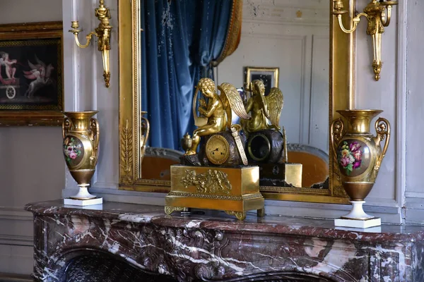 Valencay França Julho 2020 Quarto Rei Espanha Castelo Talleyrand — Fotografia de Stock