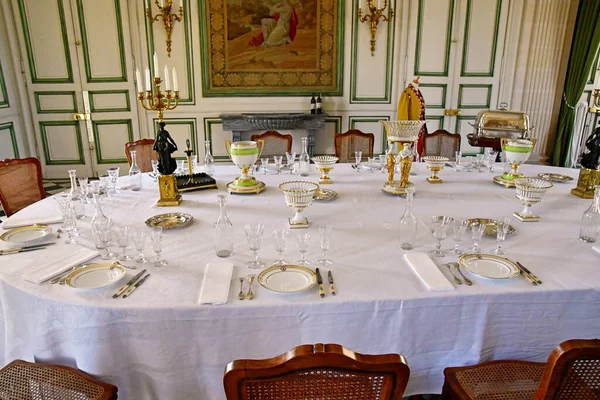 法国瓦伦凯 2020年7月13日 塔列朗城堡的餐厅 — 图库照片