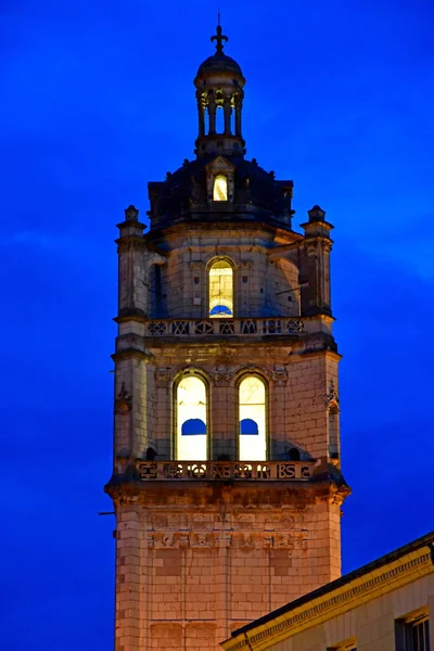 Loches França Julho 2020 Torre Santo António — Fotografia de Stock