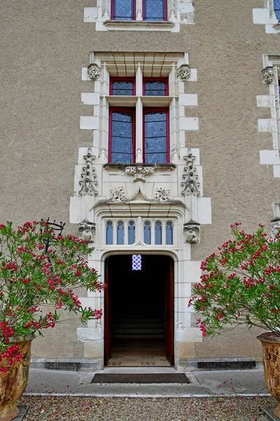 Cere Ronde France July 2020 Medieval Castle Montpoupon — стоковое фото