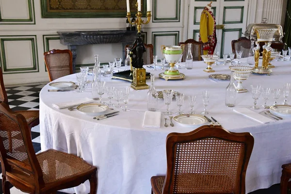 Valencay Francia Luglio 2020 Sala Pranzo Del Castello Talleyrand — Foto Stock