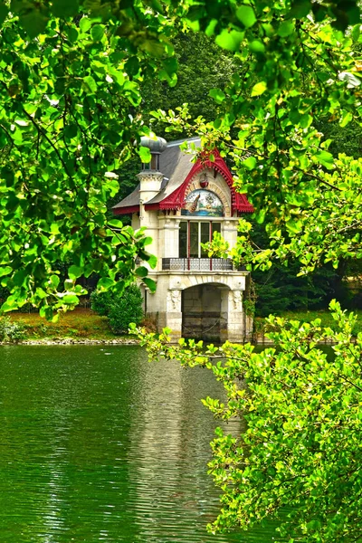 Olivet France July 2020 Boathouse Loiret Banks — стокове фото