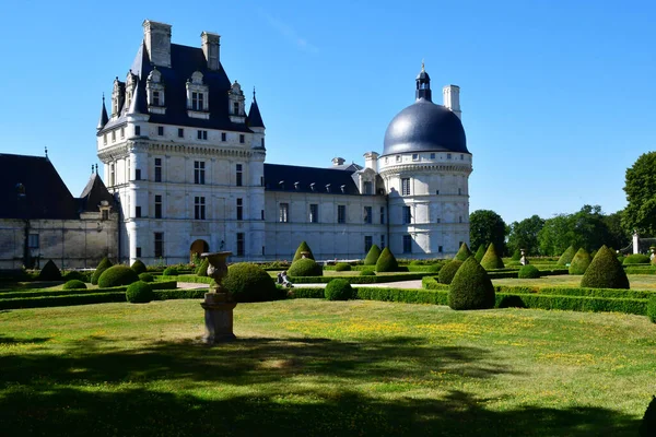 Valencay França Julho 2020 Castelo Talleyrand — Fotografia de Stock