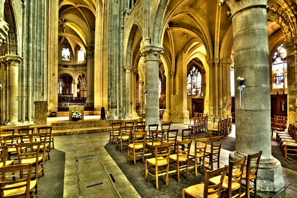 Triel Sur Seine Frankreich Juni 2020 Die Historische Kirche Saint — Stockfoto