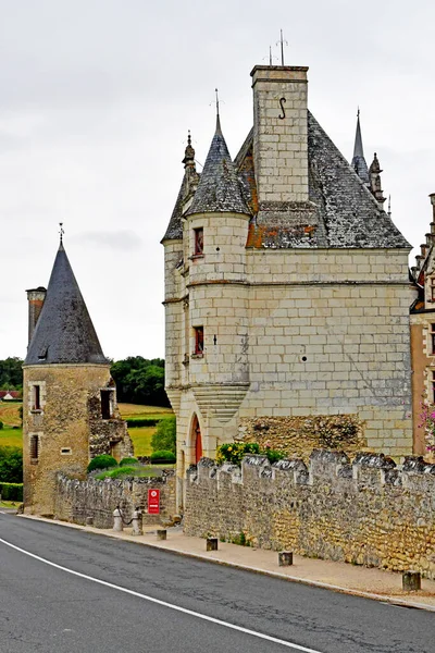 Cere Ronde Frankrike Juli 2020 Det Medeltida Slottet Montpoupon — Stockfoto