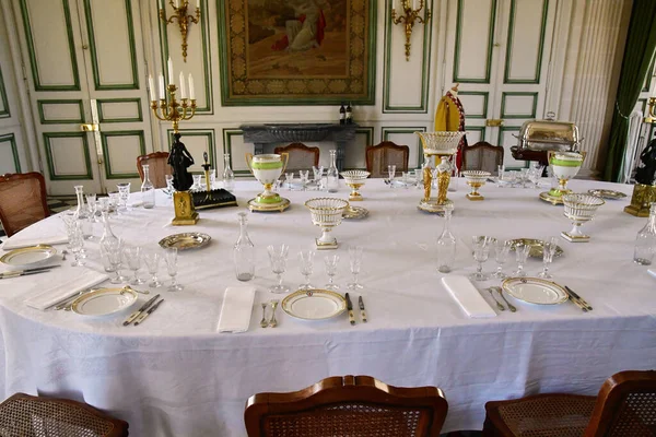 Valencay Fransa Temmuz 2020 Talleyrand Kalesindeki Yemek Odası — Stok fotoğraf