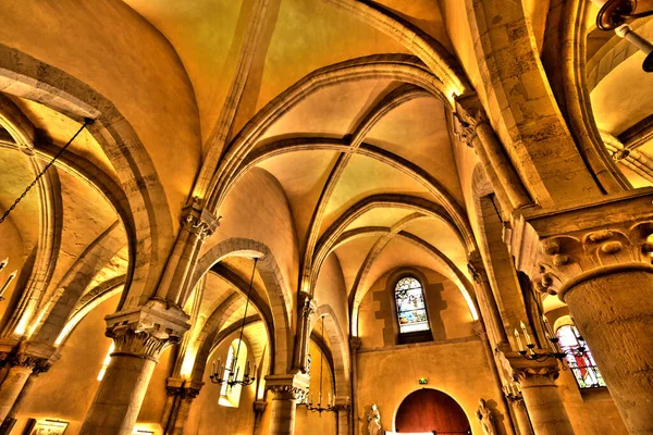 Verneuil Sur Seine France June 2020 Historical Saint Martin Church — 图库照片