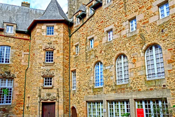 Dinan France September 2020 Hotel Des Chevaliers Beaumanoir — Stock Photo, Image