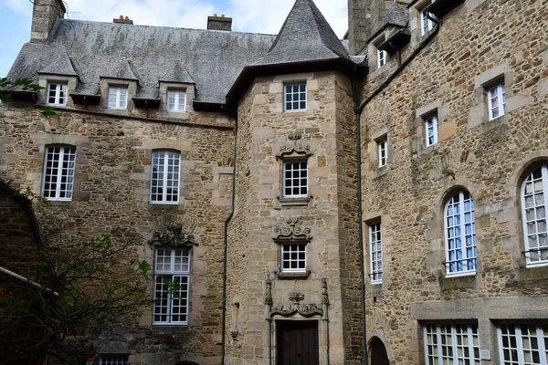 Dinan Francja Wrzesień 2020 Hotel Des Chevaliers Beaumanoir — Zdjęcie stockowe