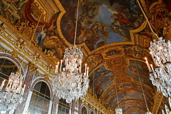 Versalles Francia Septiembre 2020 Salón Los Espejos Palacio Versalles — Foto de Stock