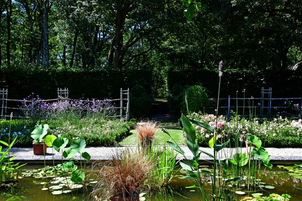 Poulaines Frankrike Juli 2020 Gården Poulaines — Stockfoto