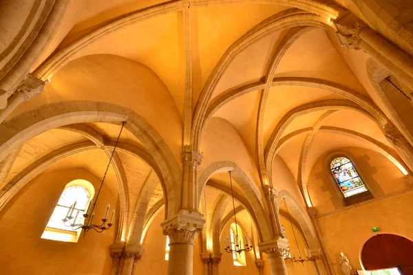 Verneuil Sur Seine França Junho 2020 Histórica Igreja São Martinho — Fotografia de Stock