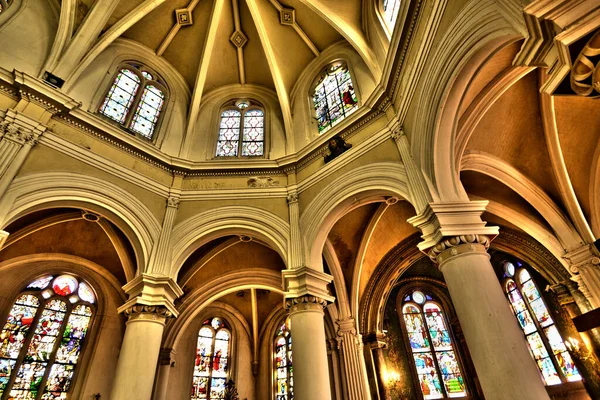 Triel Sur Seine Francia Junio 2020 Histórica Iglesia San Martín — Foto de Stock