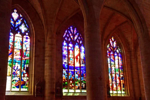 Dinan Francia Septiembre 2020 Iglesia Saint Malo — Foto de Stock