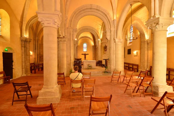 Verneuil Sur Seine Francia Junio 2020 Histórica Iglesia San Martín — Foto de Stock