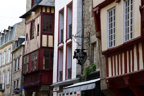 Dinan Frankrijk September 2020 Pittoreske Stad — Stockfoto