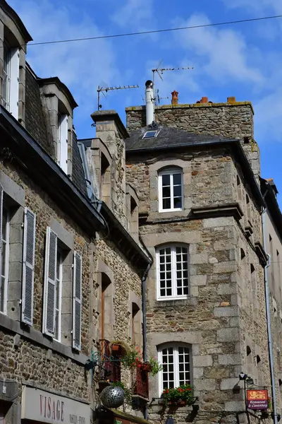 Dinan France Septembre 2020 Ville Pittoresque — Photo