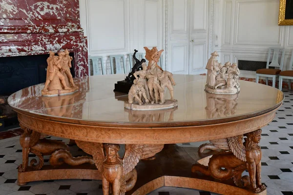 ヴェルサイユ フランス 2020年9月22日 マリー アントワネット邸のグランド トリアノンの領主の間 — ストック写真
