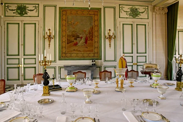 Valencay Francia Luglio 2020 Sala Pranzo Del Castello Talleyrand — Foto Stock