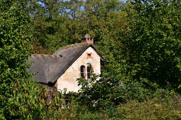 Versalles Francia Septiembre 2020 Reina Hamlet Finca Marie Antoinette Parque — Foto de Stock