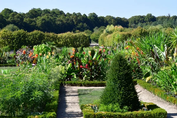 Versailles France September 2020 Grand Trianon Garden Marie Antoinette Estate — Stock Photo, Image