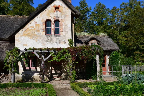 Versalles Francia Septiembre 2020 Reina Hamlet Finca Marie Antoinette Parque — Foto de Stock