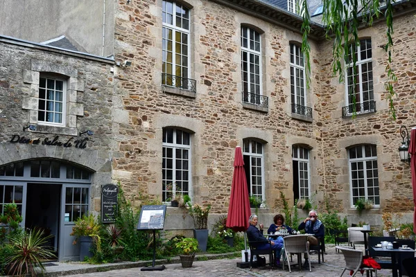 Dinan Frankreich September 2020 Die Malerische Stadt — Stockfoto