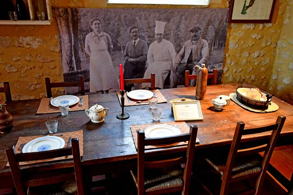 Cere Ronde France July 2020 Kitchen Medieval Castle Montpoupon — Stock Photo, Image