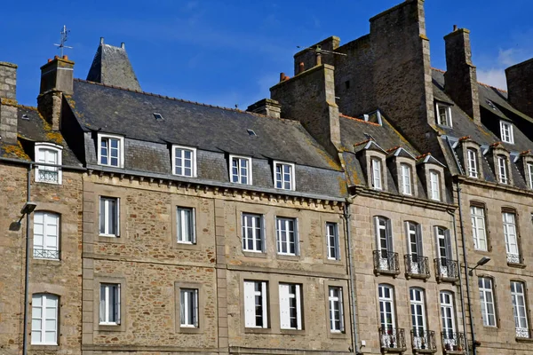 Dinan Frankreich September 2020 Die Malerische Stadt — Stockfoto