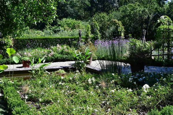 Poulaines Frankrike Juli 2020 Gården Poulaines — Stockfoto