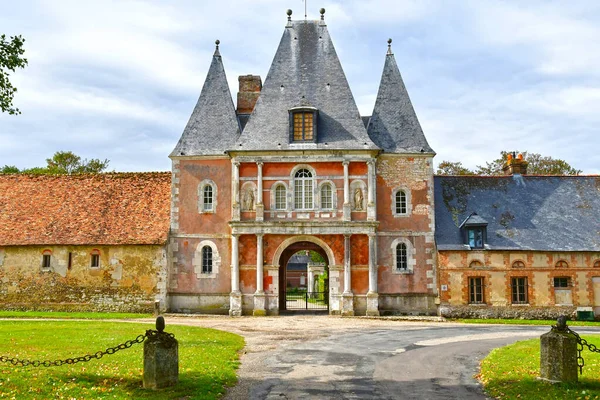 Radepont Francja Wrzesień 2020 Malowniczy Zamek Bonnemare Normandii — Zdjęcie stockowe