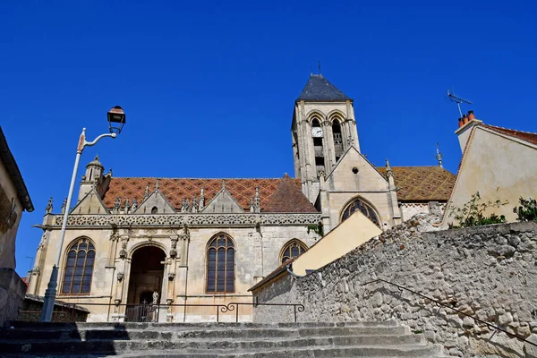 2020年9月23日フランス ヴーテイル 絵のように美しい村のノートルダム教会 — ストック写真