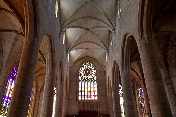 Dinan Francia Septiembre 2020 Iglesia Saint Malo —  Fotos de Stock