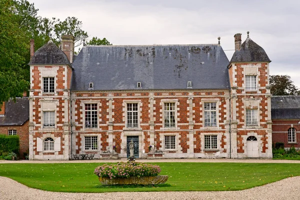 Radepont France September 2020 Picturesque Bonnemare Castle Normandie — Stock Photo, Image