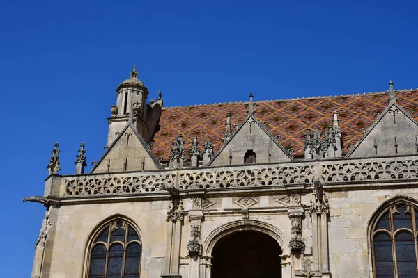 Vetheuil Francia Septiembre 2020 Iglesia Notre Dame Pintoresco Pueblo —  Fotos de Stock