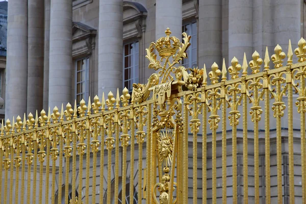 Versailles Frankrijk September 2020 Leuningen Van Het Paleis Van Versailles — Stockfoto