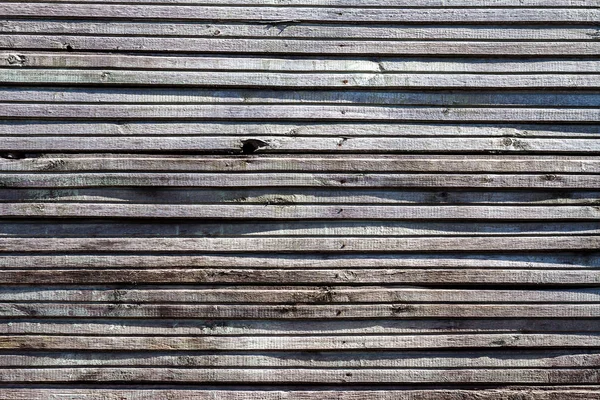 Old Wood Plank Wall Texture Background Wooden Wall Nails Background — Stock Photo, Image