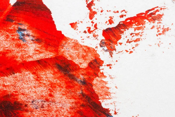 Abstrakcja Czerwony Ręcznie Malowane Akrylowa Tło Abstrakcja Creative Ręcznie Malowane — Zdjęcie stockowe