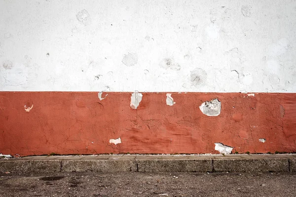 White Red Plaster Wall Abstract Architecture Background — Stock Photo, Image