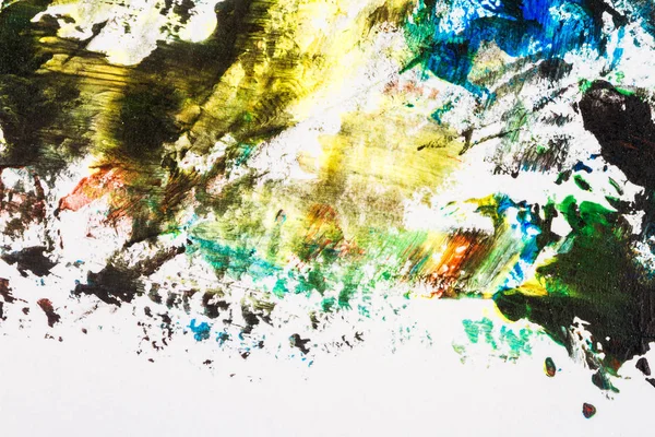 Streszczenie Kolorowe Ręcznie Malowane Akrylowa Tło Abstrakcja Creative Ręcznie Malowane — Zdjęcie stockowe