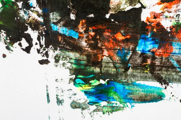 Abstract Kleurrijk Handgeschilderde Acryl Achtergrond Creatieve Abstract Hand Geschilderde Achtergrond — Stockfoto