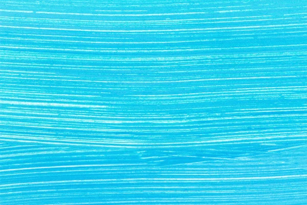 Abstract Brushed Cyan Hand Painted Acrylic Background Creative Abstract Hand — Stock Photo, Image