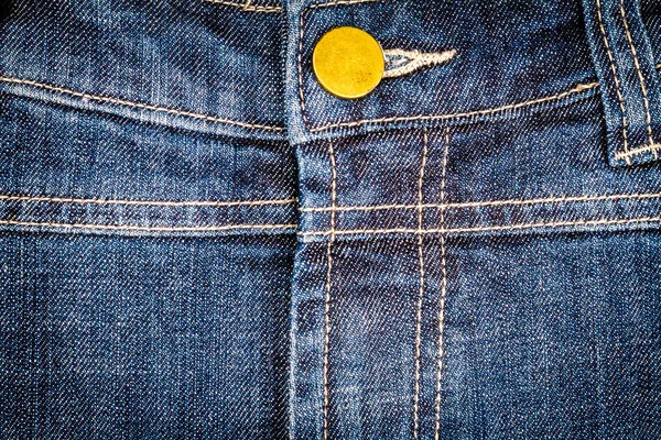 Textura Vaquera Azul Gastada Con Puntos Botón Resumen Jeans Textura — Foto de Stock