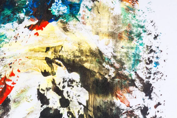 Abstract Kleurrijk Handgeschilderde Acryl Achtergrond Creatieve Abstract Hand Geschilderde Achtergrond — Stockfoto